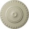 Ekena Millwork Lyon Ceiling Medallion (Fits Canopies up to 3 5/8"), Hand-Painted Clear Yellow, 23 1/2"OD x 3 1/4"P CM23LYCYF - alternate 1
